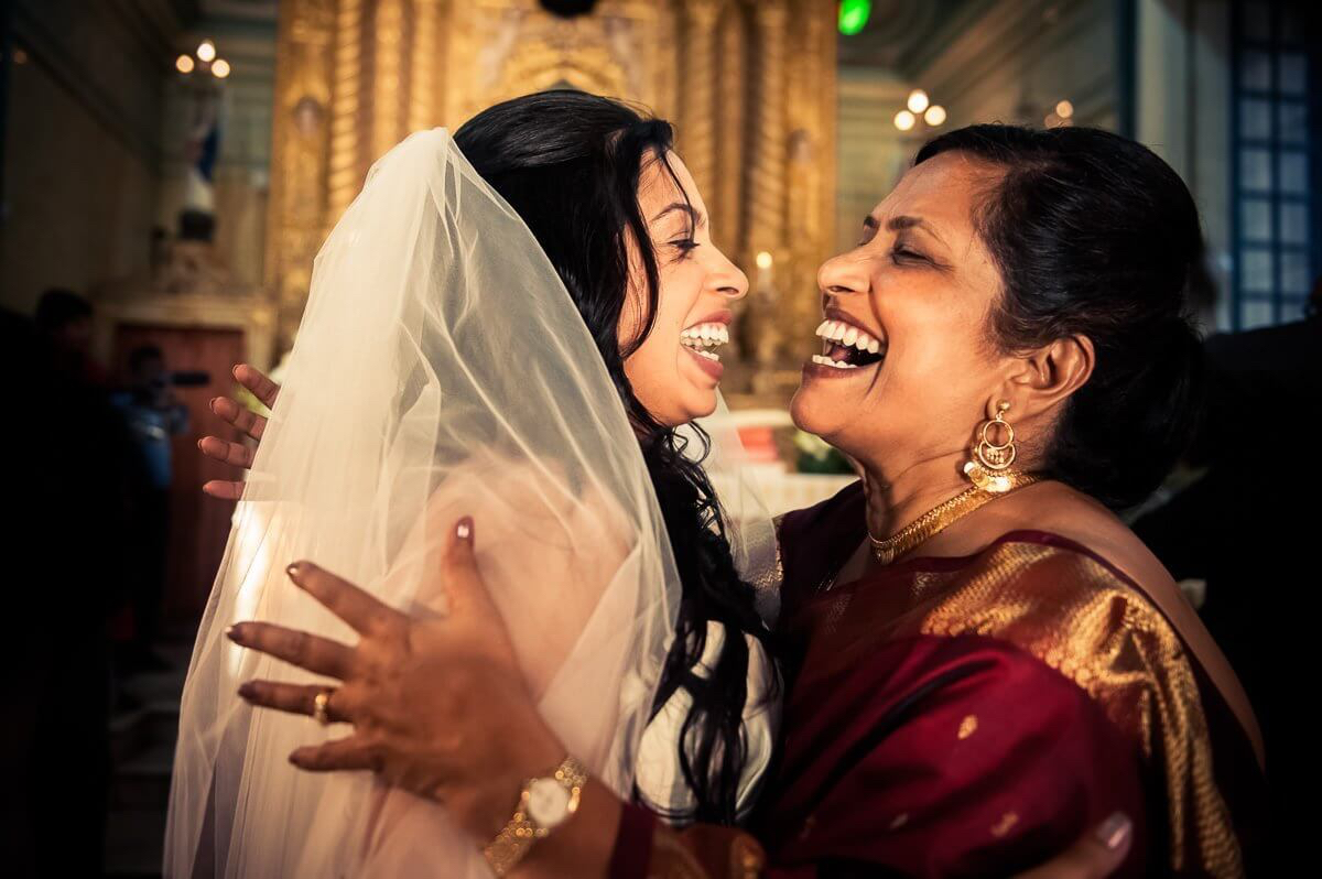 Kevin & Jeannine's Timeless Church Wedding in Goa