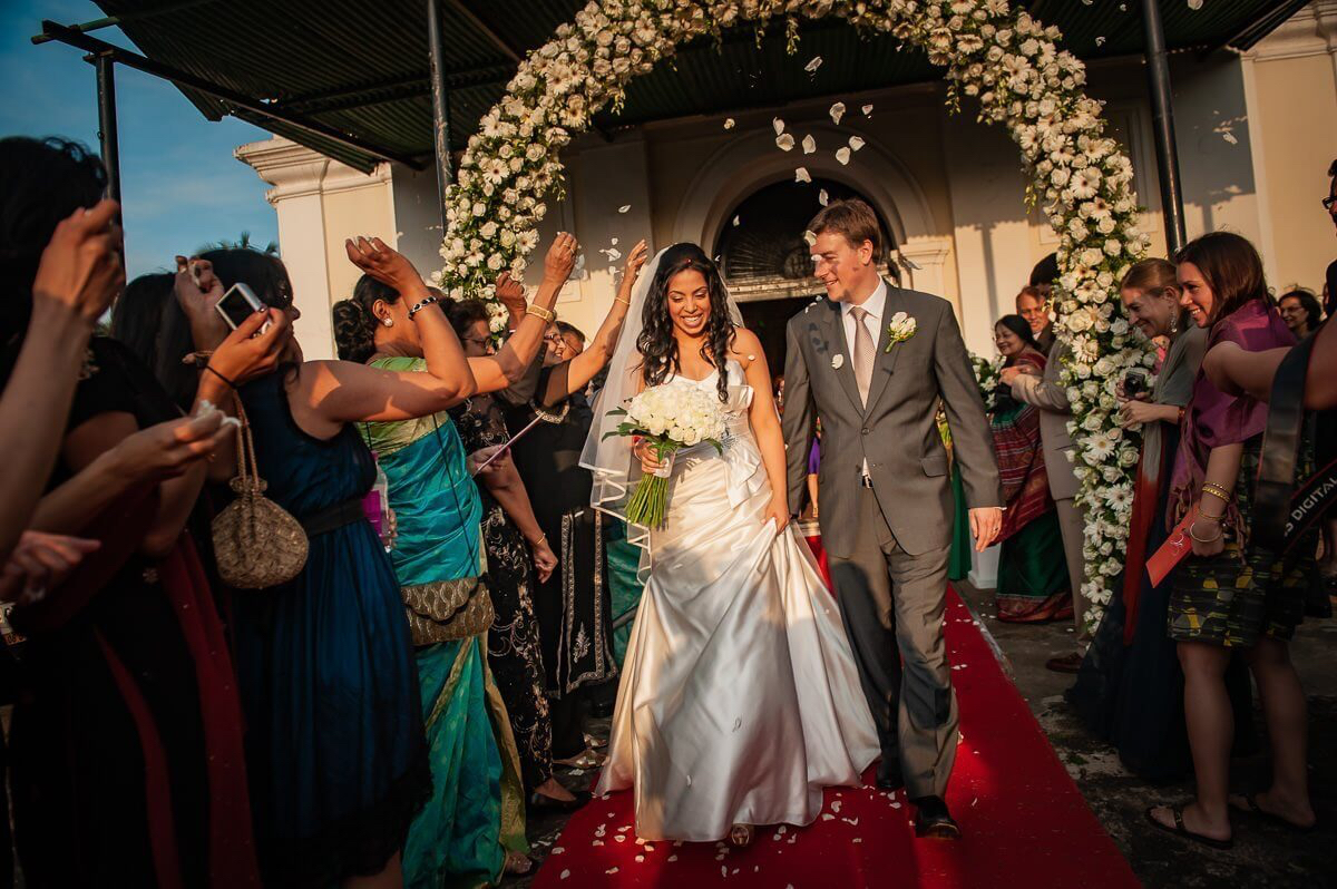 Kevin & Jeannine's Timeless Church Wedding in Goa