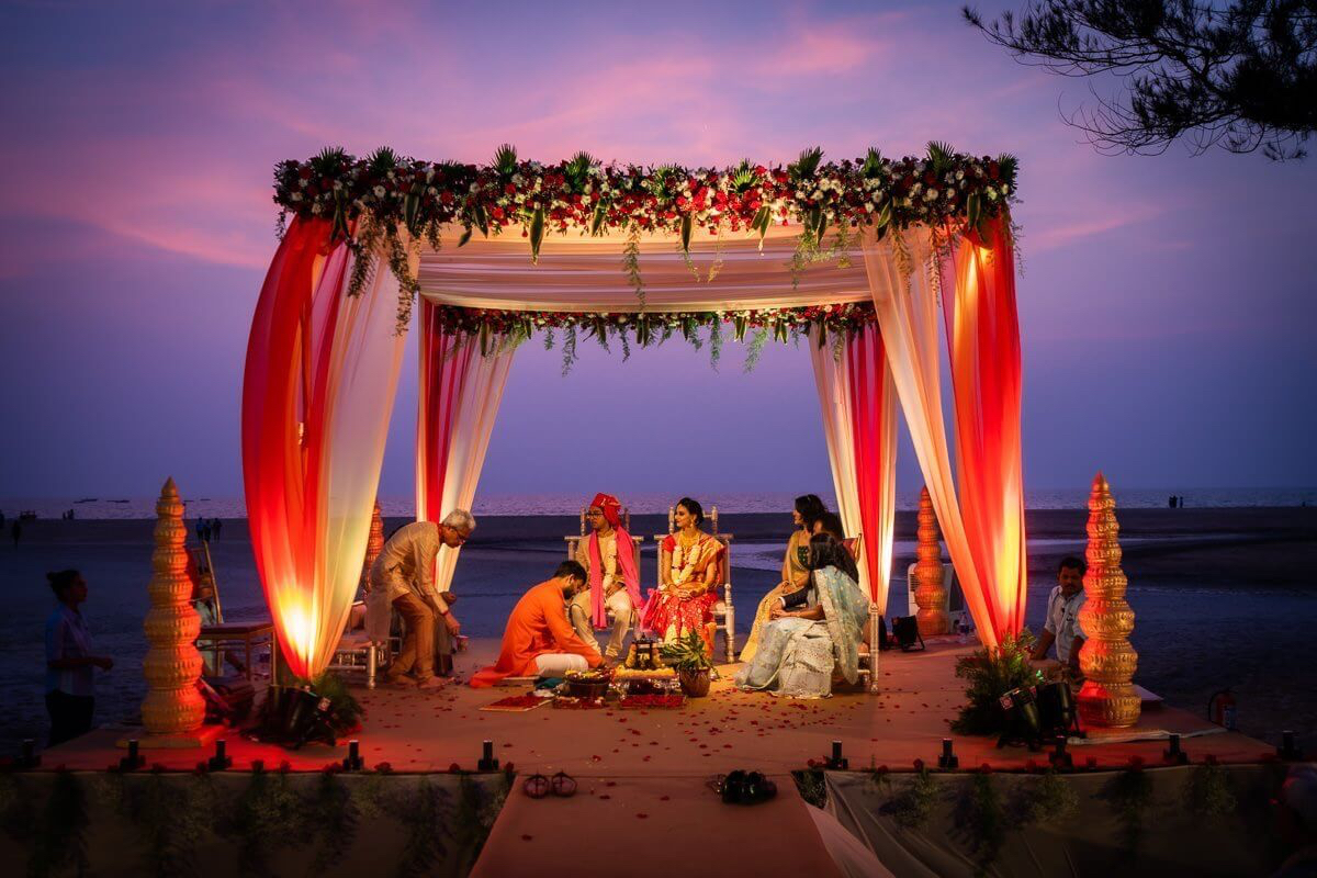 destination wedding Goa - beach wedding at Zuri white sands