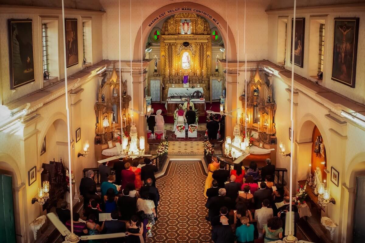 Goan wedding photographer for a church wedding in goa