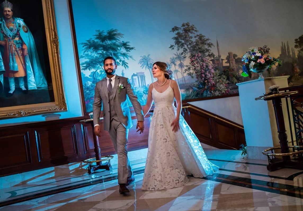 wedding reception at The Imperial Hotel New Delhi